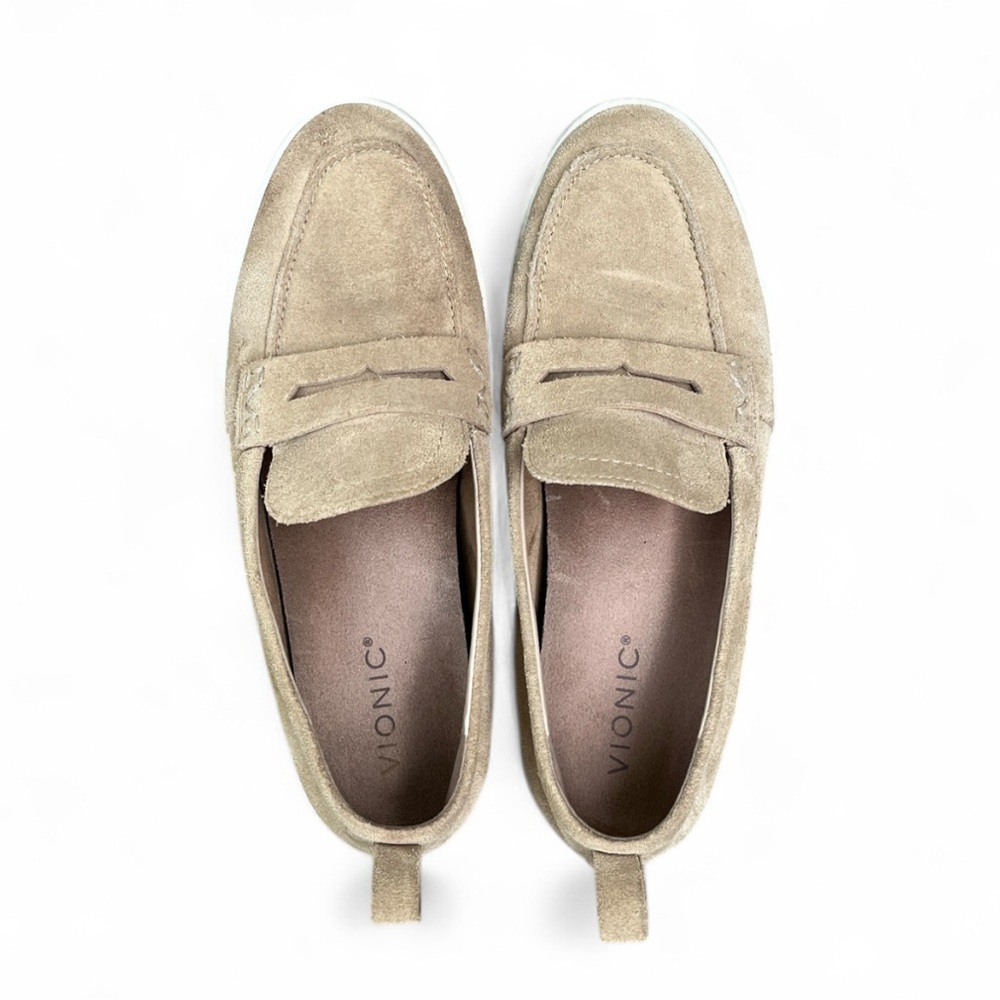 Vionic Uptown Hybrid Penny Loafer in Sand Suede Women’s Size 9 1/2 - Picture 11 of 13